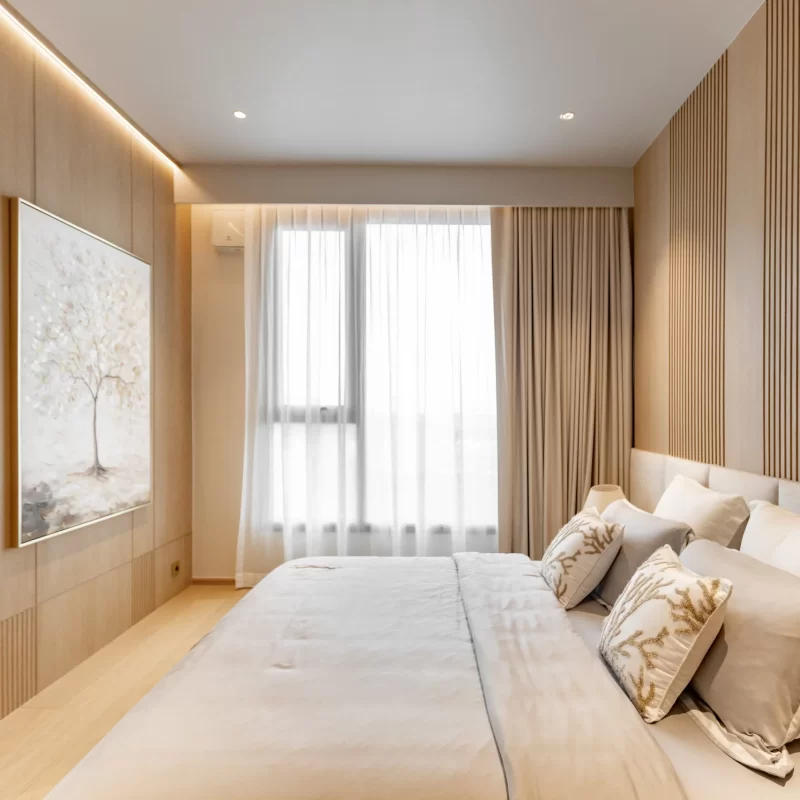 ห้องนอนตกแต่งด้วย Soft Furnishings